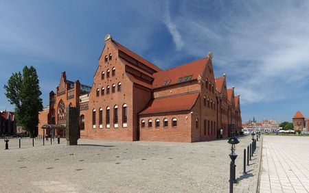 Polish Baltic F.Chopin Philharmonic in Gdansk. Gdansk Symphony Orchestra.