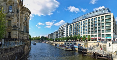 The Bode Museum on the Spree River in Berlin, Germany. のeditorial素材