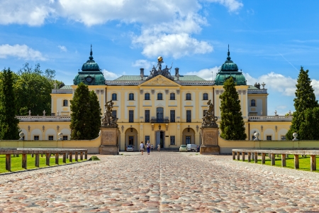 Branicki Palace is a historical edifice in Bialystok, Poland.のeditorial素材