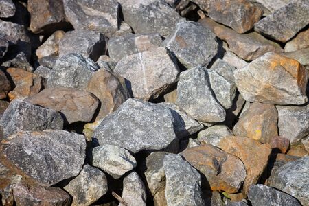 Close up pebble stone texture of background.のeditorial素材