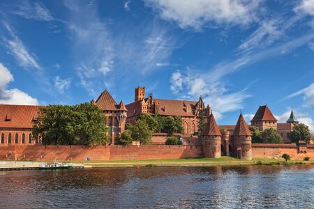 The Old Gothic castle in Malbork, Poland.のeditorial素材