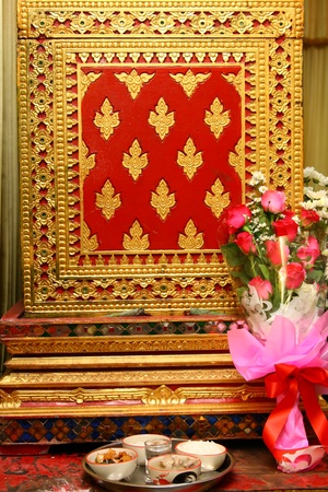 the coffin with the foodの写真素材