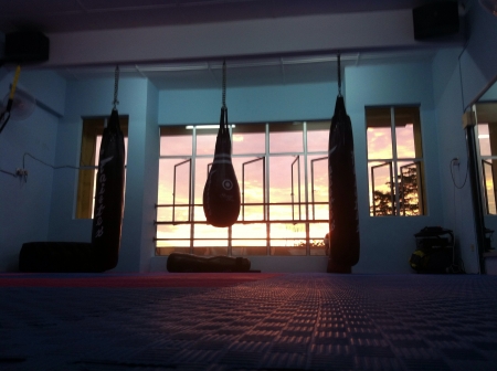A beautiful night to train 