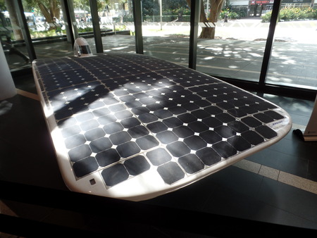 Solar-powered carのeditorial素材
