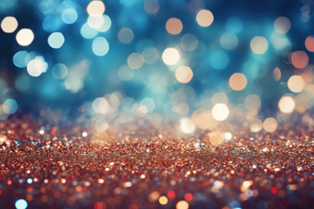 Abstract blurred rainbow glitter background Bright and colorful background.の素材