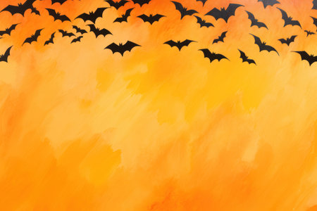 Halloween Day on the abstract backgroundの素材