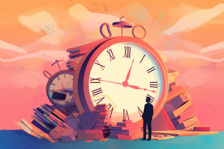 Mastering Time Management Boosting Productivity in Your Career, Generative AIの素材
