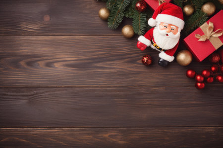 Christmas day background with Copy space.の素材