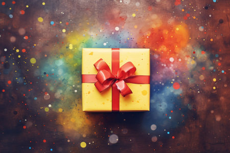Top view Merry Christmas and Happy Holidays greeting card, frame, banner.の素材