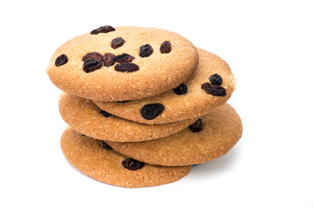 Cookies isolated on whiteの写真素材
