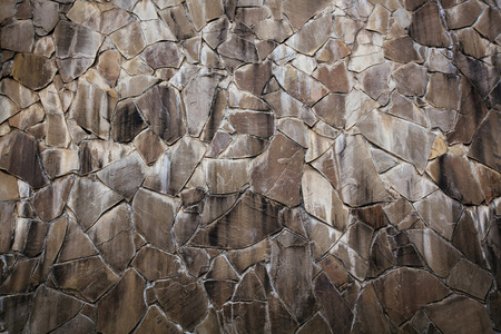Old Brown Bricks Wall Pattern.