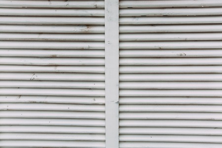 vintage wooden shutter, jalousieの写真素材