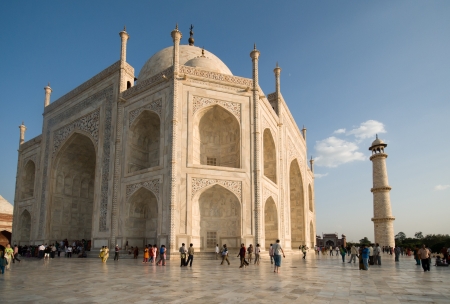 White marble Taj Mahalのeditorial素材