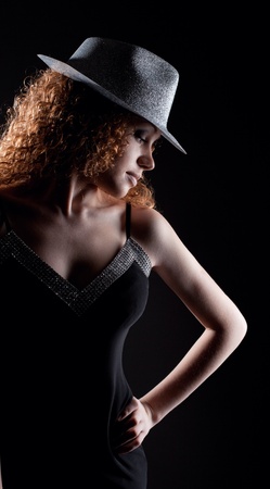 portrait of beautiful sexy young female womanの写真素材