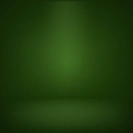abstract illustration background texture of green wall, flat floor in empty room.のイラスト素材