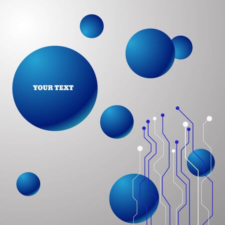 Abstract background of digital technologies vector10 EPSのイラスト素材