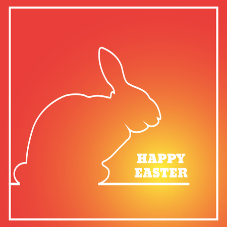 Easter rabbit abstract background vector eps 10 illustrationのイラスト素材