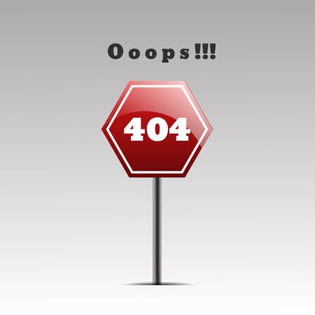 Page 404  Design 404 error page not found vector eps 10のイラスト素材