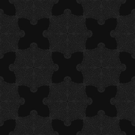 Seamless vector wallpaper pattern  black eps 10