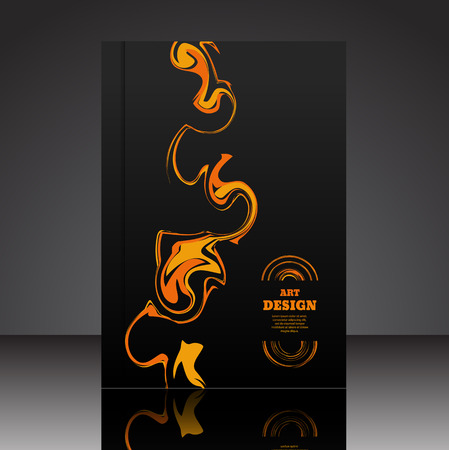 Abstract composition A4 brochure background eps10 vector illustration 18のイラスト素材