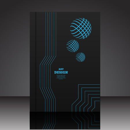 Abstract composition A4 brochure background eps10 vector illustration 21のイラスト素材