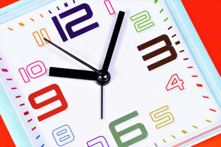 The clock is a time symbol. Assistant in planning business goals and education. They remind you of the past and the future.の写真素材