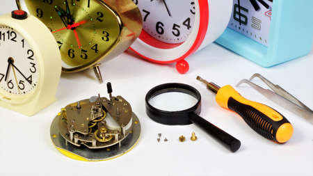 Repair of watches, antique and modern. Analysis, verification and debugging of the mechanism by a...