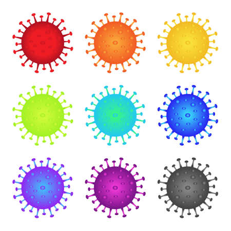 disease, flu, virus, epidemic, medicine, infection, pandemic, vector illustrationのイラスト素材