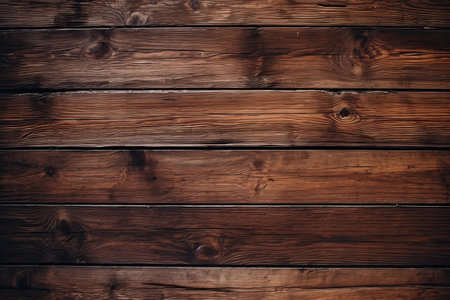 Old wood background or texture. Wood plank wall. Dark wooden backgroundの素材