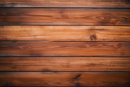 Wooden wall background or texture. Natural wood with knots and nail holesの素材