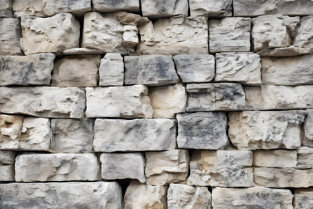 Background of stone wall texture. Abstract background of stone wall texture.の素材