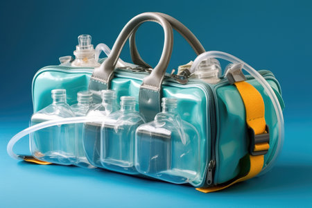 ambu bag pulmonary resuscitator medical photoraphy Generated AIの素材