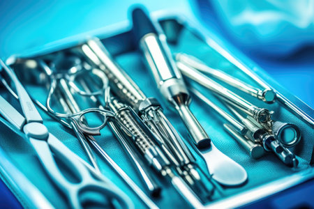 Surgical tools and equipment photoraphy Generated AIの素材