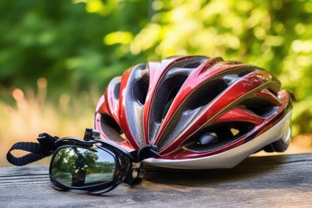 Cycling tools and equipment photoraphy Generated AIの素材