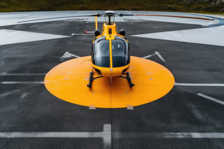 Helicopter Landing Pad Stock Photos photography Generated AIの素材