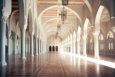 inside mosque Building Stock Photos photography Generated AIの素材
