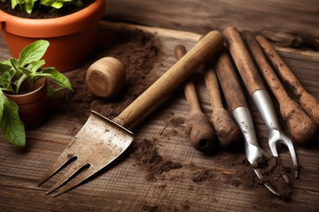 stock photo of Agricultural Tools Stock Photos photography Generated AIの素材
