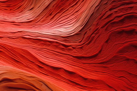 stock photo of an vertical artficial red topography line art photography Generated AIの素材