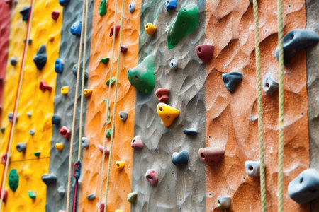 wall climbing outdor arena Profesional Photography AI Generatedの素材
