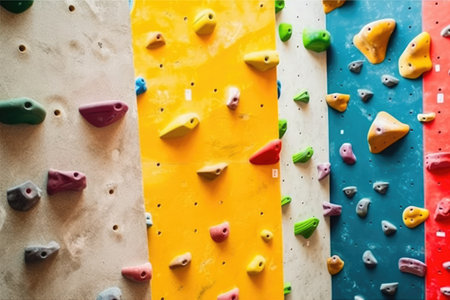 wall climbing outdor arena Profesional Photography AI Generatedの素材