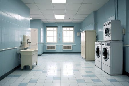 inside loundry room inspiration ideas professional photography AI Generatedの素材