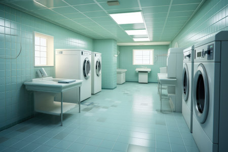 inside loundry room inspiration ideas professional photography AI Generatedの素材