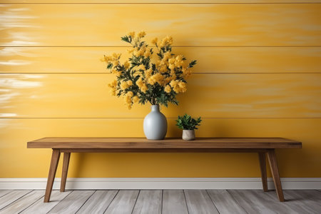 big blank frame for mockup with sofa professional advertising photography AI Generatedの素材