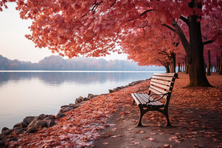 beautiful autumn atmosphere professional advertising photographyの素材