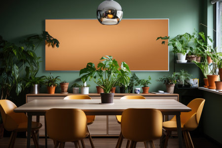 magnetic board on a wall in office room professional advertising photographyの素材