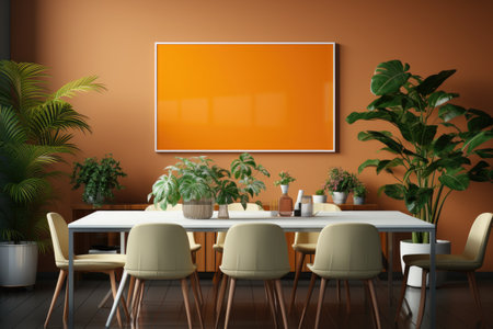 magnetic board on a wall in office room professional advertising photographyの素材