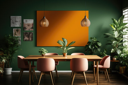 magnetic board on a wall in office room professional advertising photographyの素材