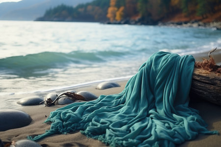 Soft blurry sea nature background professional photographyの素材