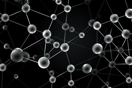 Digital neural molecular network professional photographyの素材