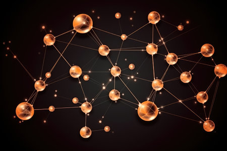 digital molecular neural networks professional photographyの素材